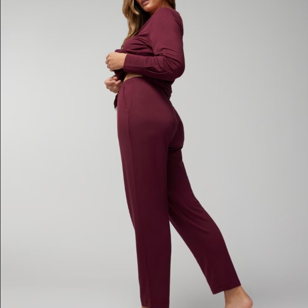 NWT Soma SUNDAY Long-Sleeve V-Neck Set - Picture 5 of 6
